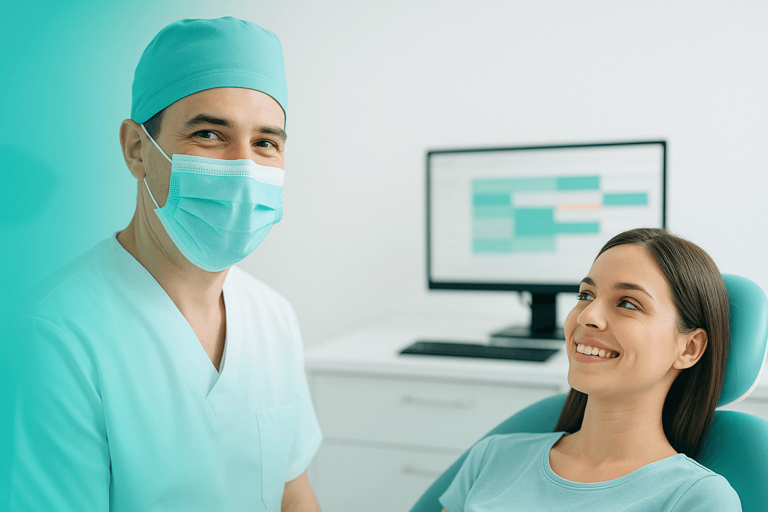 Dentista con paciente